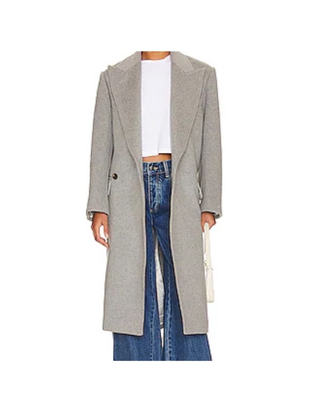 GRLFRND x Revolve Brontë Gray Coat